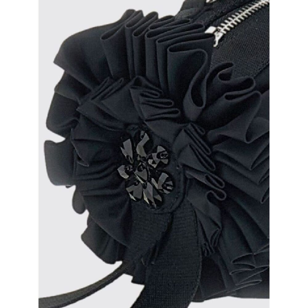 Simone Rocha Women Simone Rocha Double Ribbon Nylon Handbag With Bow And Ruffles - Picture 4 of 4